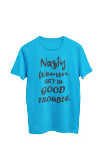 Thumbnail for Turquoise heather unisex t-shirt featuring the text 